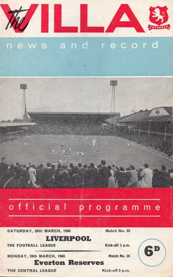 Match programme